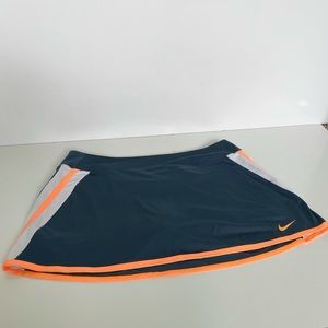Nike Dri Fit Skort Blue White Orange Size XL